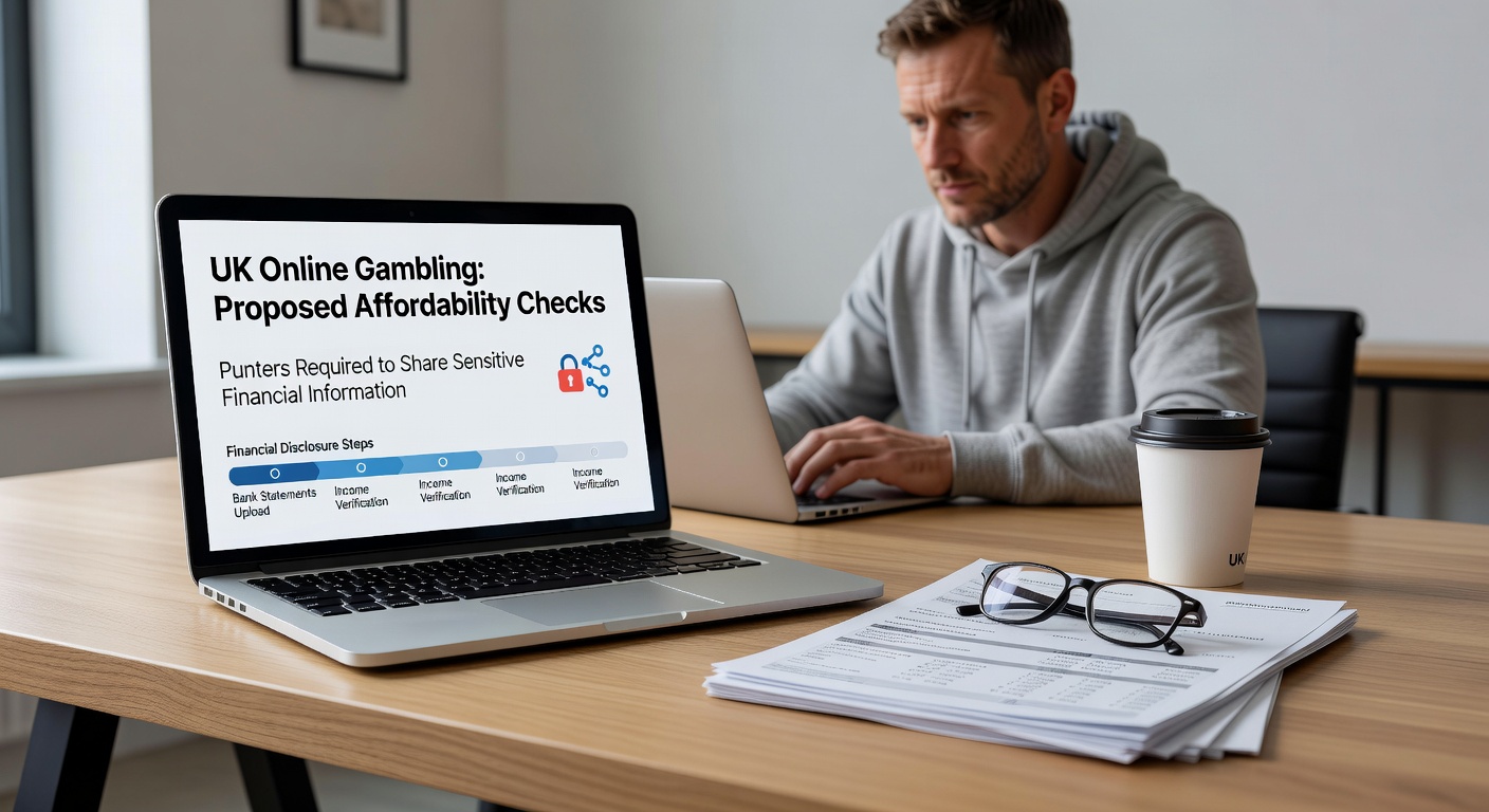 Chart depicting UK remote gambling GGY trends alongside proposed fee percentages and black market threats