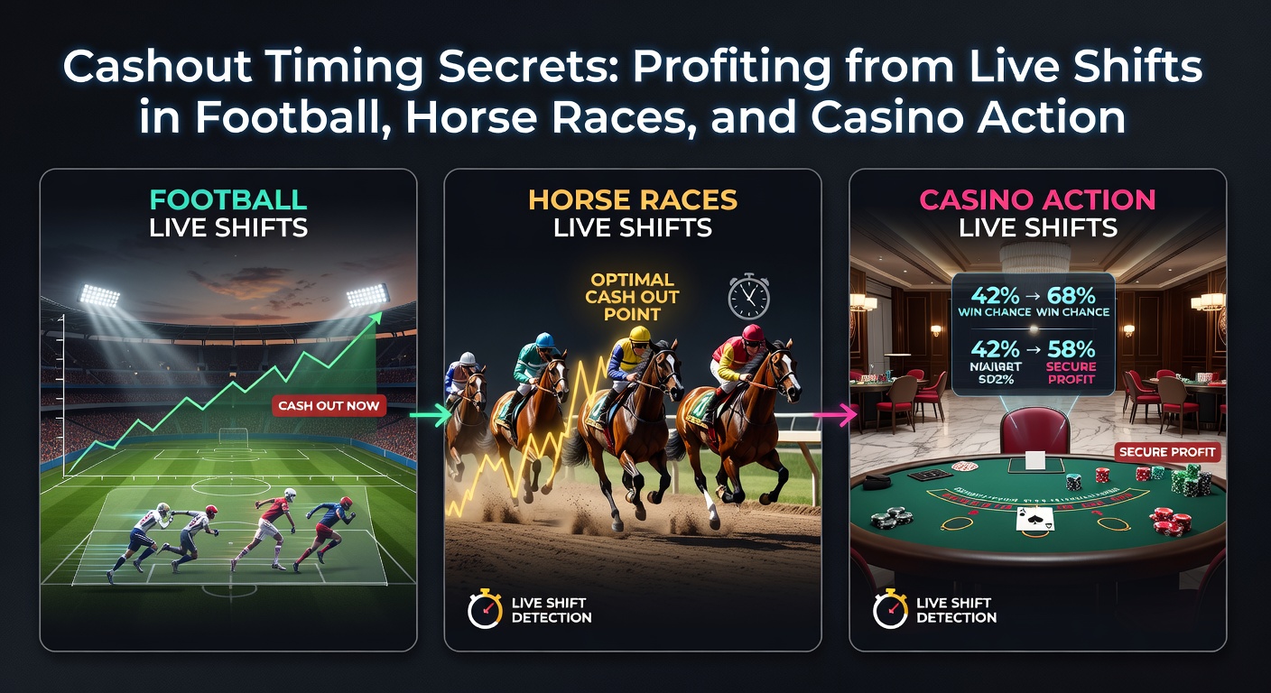 Horse race in full gallop with close-up on leaders pulling ahead, digital odds overlay demonstrating rapid cash-out value changes