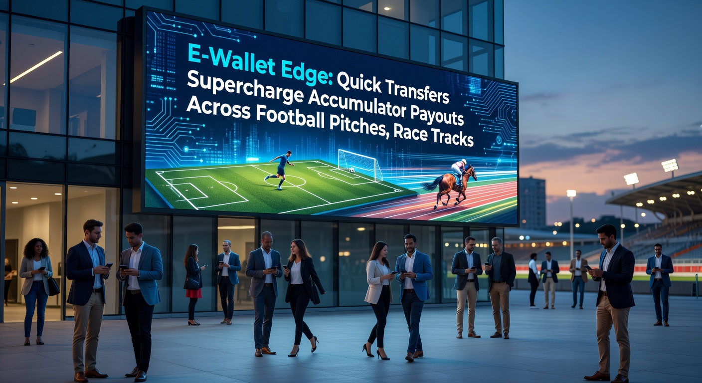 Horse racing accumulator payout screen with e-wallet withdrawal confirmation