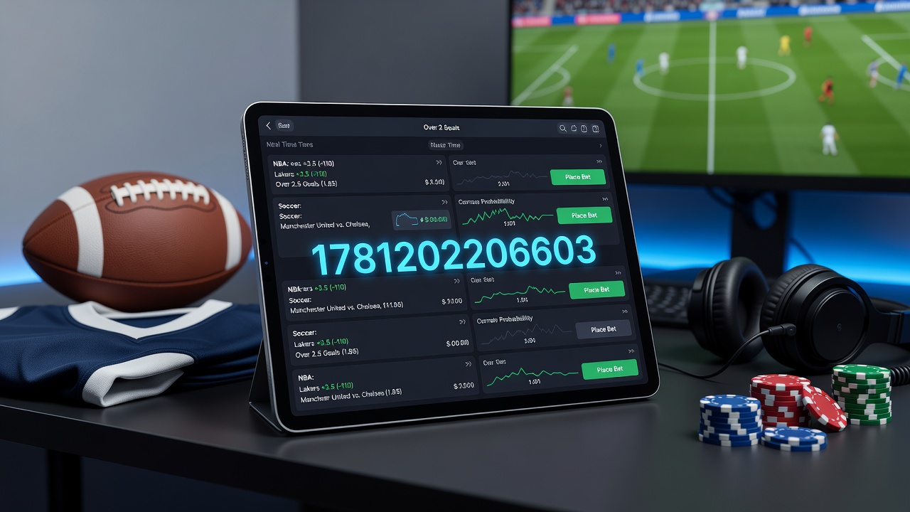Overview of online sports betting interfaces showing various sports markets and live odds displays