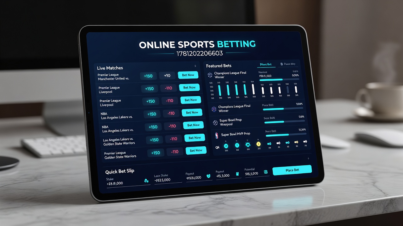 Mobile device displaying live sports betting odds during a football match with accumulator options visible