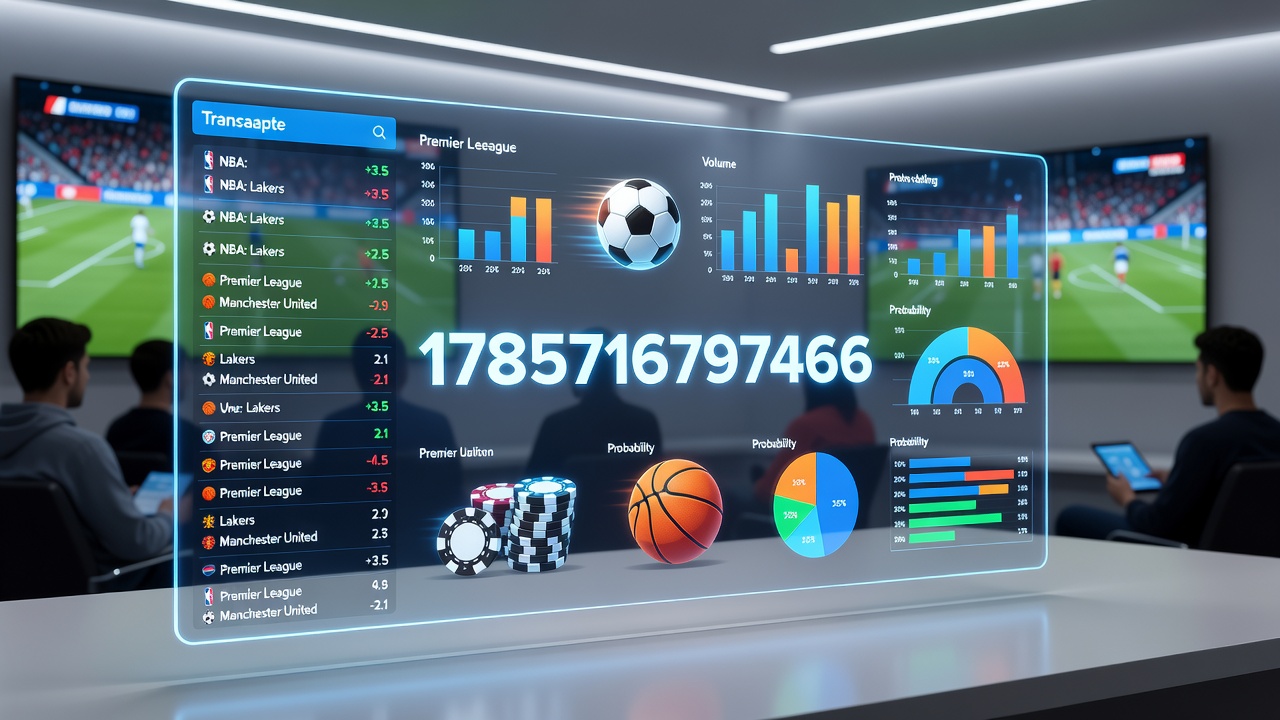 Online sports betting interface showing live odds for various events