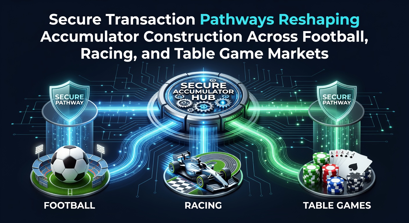 Secure transaction pathways illustrated across football pitches, racecourses, and casino tables