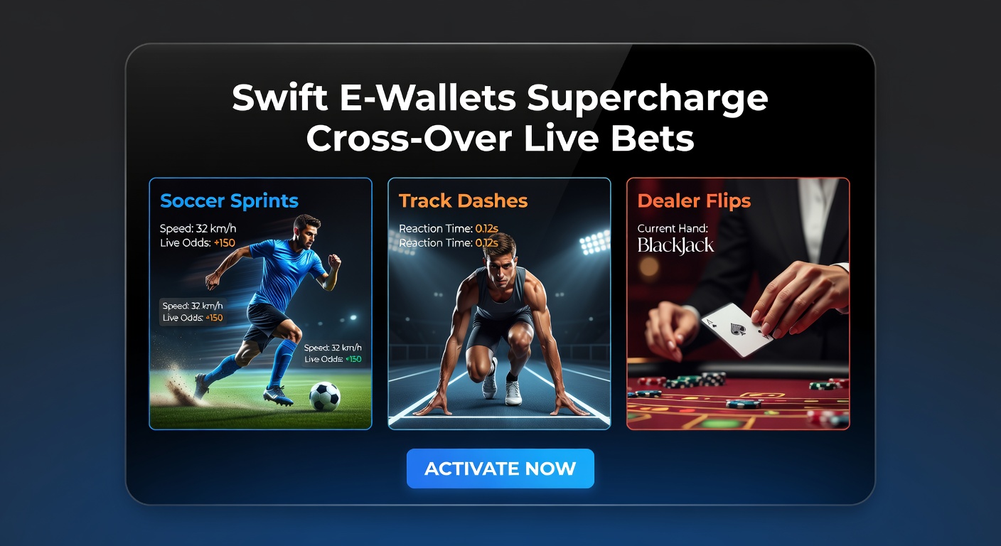 Close-up of a greyhound bursting from the traps in a sprint race, overlaid with e-wallet transaction screens and live odds updating in real-time